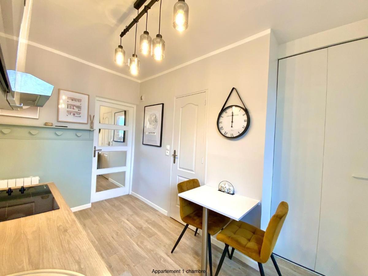 Appartements Chaleureux - 15 Min A Pied De La Gare Le Havre Luaran gambar