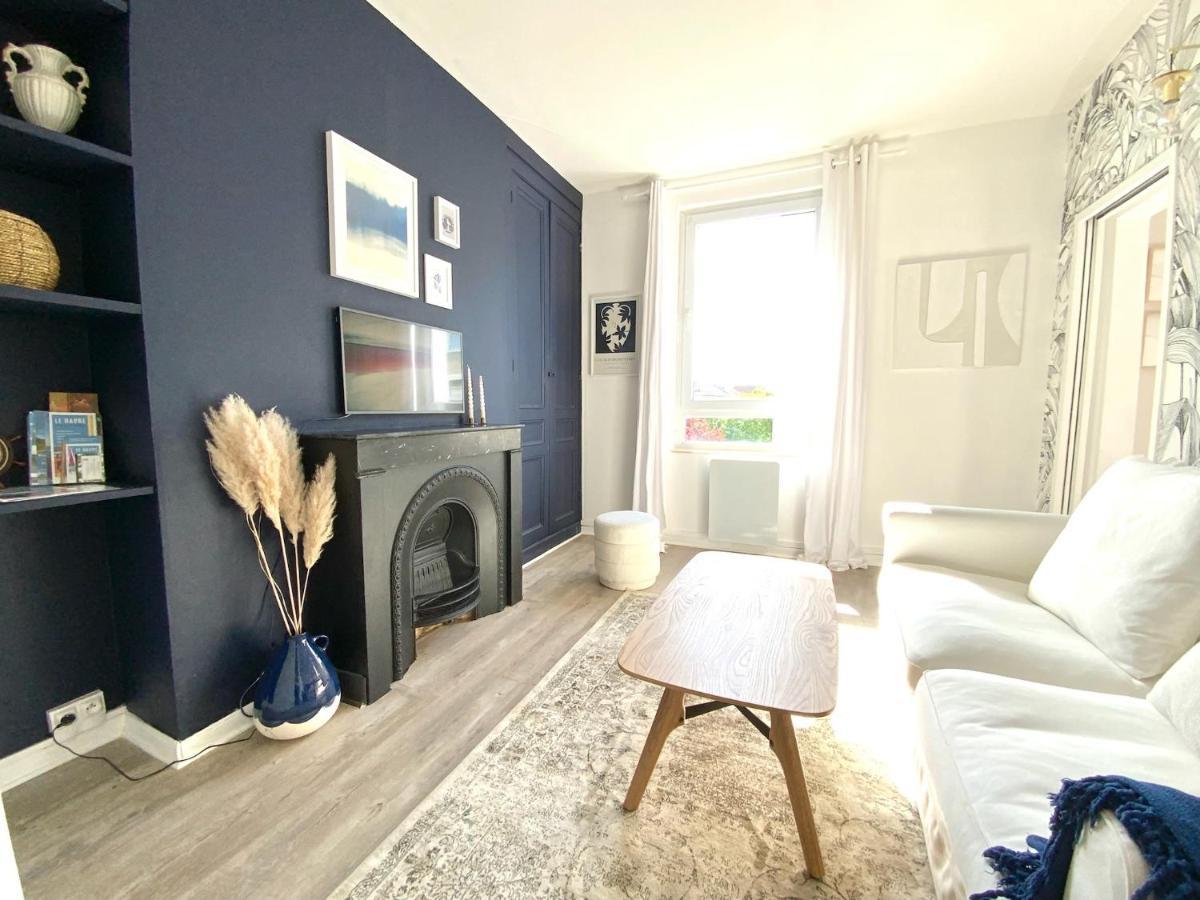 Appartements Chaleureux - 15 Min A Pied De La Gare Le Havre Luaran gambar