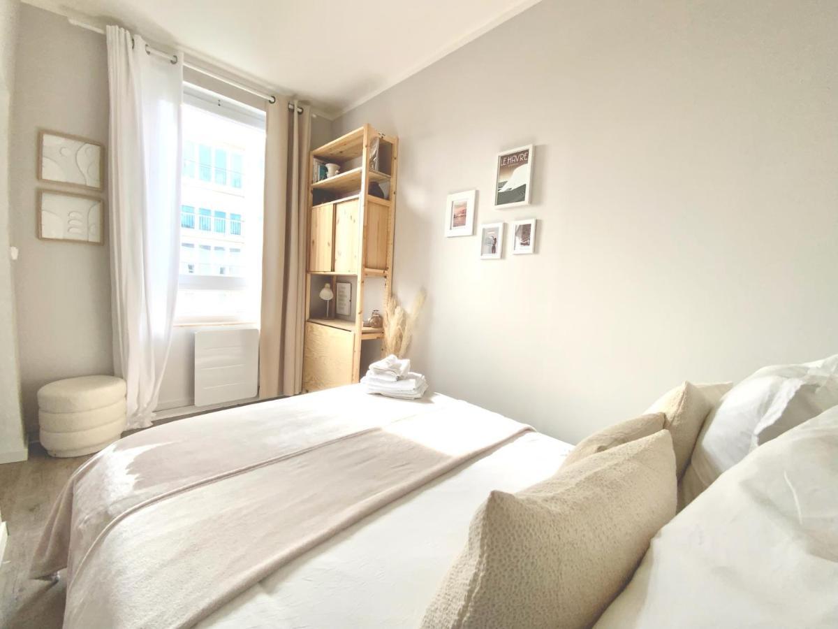 Appartements Chaleureux - 15 Min A Pied De La Gare Le Havre Luaran gambar
